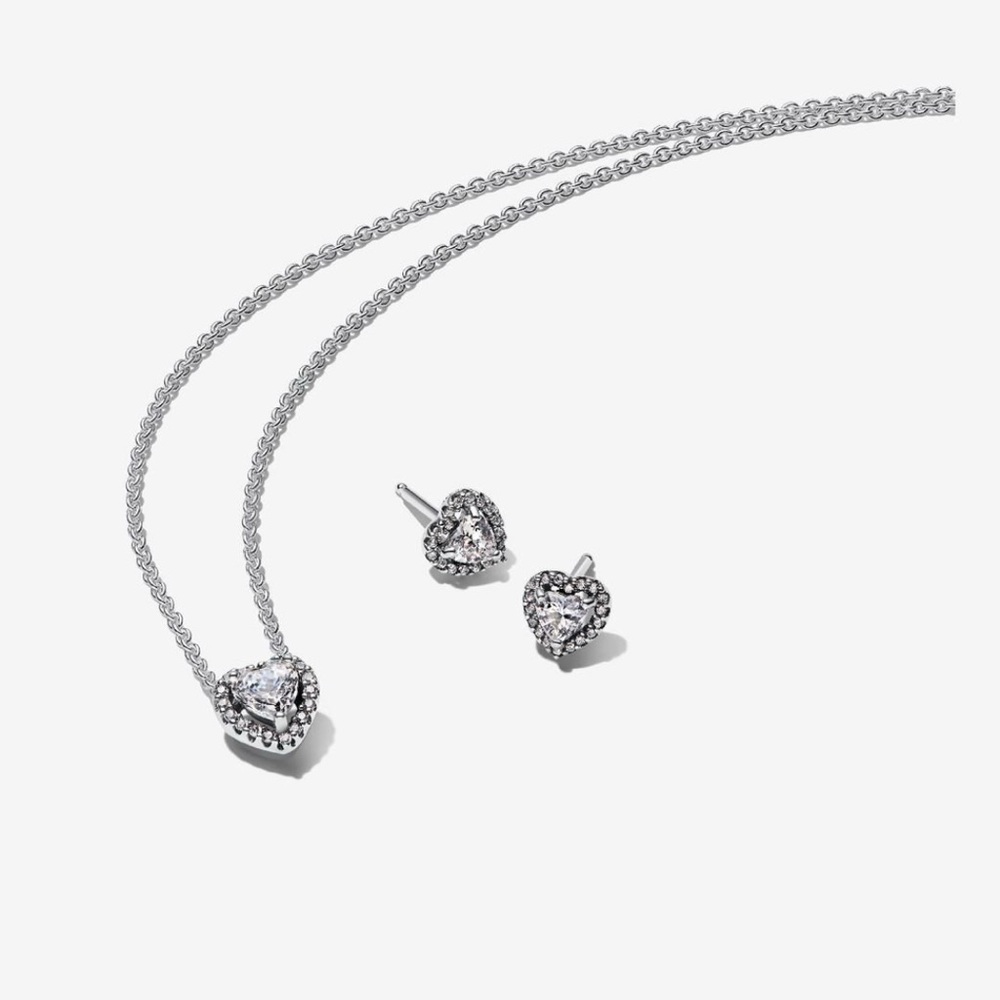 Pandora Silver Heart Necklace